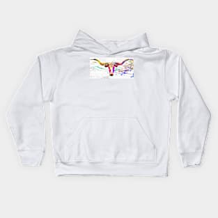 Longhorn Grunge Kids Hoodie